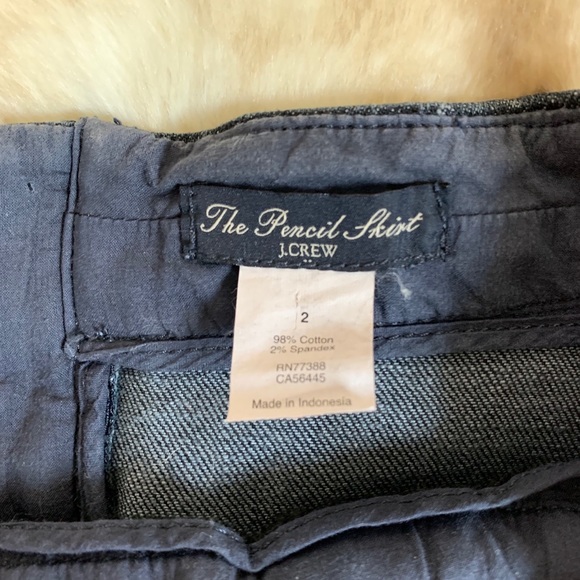 J. Crew Denim Skirt with Pockets, sz. 2 - Picture 5 of 5